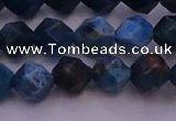 CAP562 15.5 inches 8mm faceted nuggets apatite gemstone beads