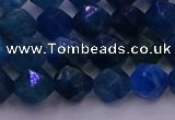 CAP571 15.5 inches 6mm faceted nuggets apatite gemstone beads