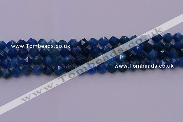 CAP571 15.5 inches 6mm faceted nuggets apatite gemstone beads