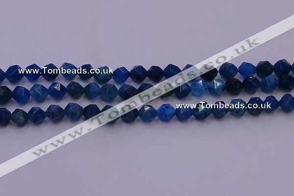 CAP572 15.5 inches 8mm faceted nuggets apatite gemstone beads