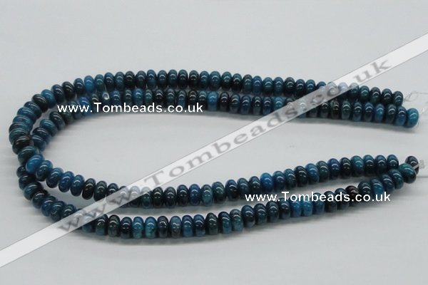 CAP58 15.5 inches 6*10mm rondelle dyed apatite gemstone beads wholesale