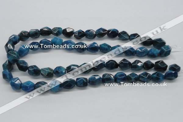 CAP61 15.5 inches 13*15mm nugget dyed apatite gemstone beads wholesale