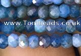 CAP615 15.5 inches 2*3mm faceted rondelle apatite gemstone beads