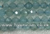 CAP620 15.5 inches 2mm faceted round tiny apatite gemstone beads