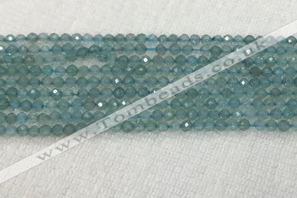 CAP620 15.5 inches 2mm faceted round tiny apatite gemstone beads