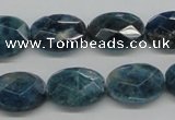 CAP68 15.5 inches 13*18mm faceted oval dyed apatite gemstone beads