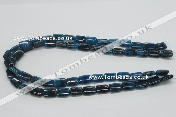 CAP69 15.5 inches 10*14mm rectangle dyed apatite gemstone beads