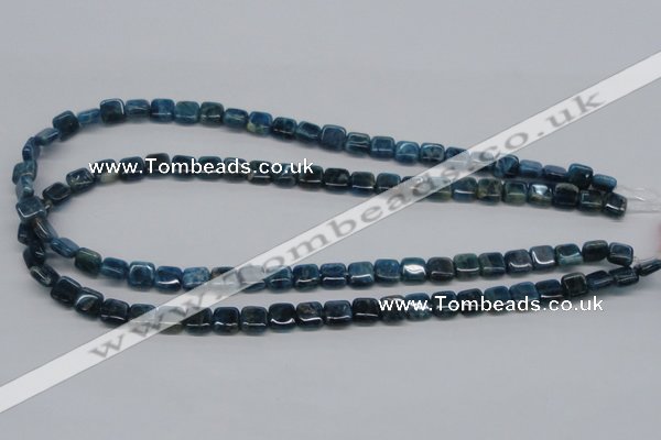 CAP70 15.5 inches 8*8mm square dyed apatite gemstone beads wholesale