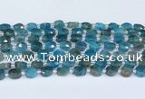 CAP700 15.5 inches 6*8mm faceted oval apatite beads