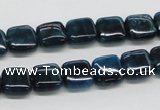 CAP71 15.5 inches 10*10mm square dyed apatite gemstone beads wholesale