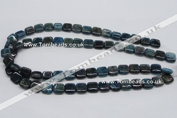 CAP72 15.5 inches 12*12mm square dyed apatite gemstone beads wholesale