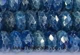 CAP748 15 inches 5*8mm faceted rondelle apatite beads