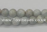 CAQ103 15.5 inches 10mm round AB grade natural aquamarine beads