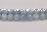 CAQ114 15.5 inches 4mm round AA grade natural aquamarine beads