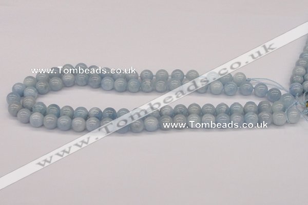 CAQ114 15.5 inches 4mm round AA grade natural aquamarine beads