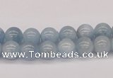 CAQ115 15.5 inches 6mm round AA grade natural aquamarine beads