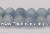 CAQ117 15.5 inches 10mm round AA grade natural aquamarine beads