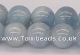 CAQ120 15.5 inches 16mm round AA grade natural aquamarine beads