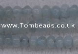 CAQ161 15.5 inches 3*4mm rondelle natural aquamarine beads