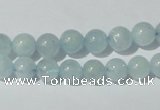 CAQ201 15.5 inches 8mm round natural aquamarine beads wholesale