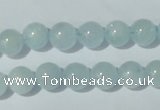 CAQ202 15.5 inches 10mm round natural aquamarine beads wholesale