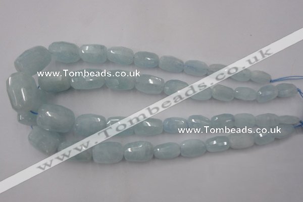 CAQ415 8*12mm – 18*28mm faceted nuggets natural aquamarine beads