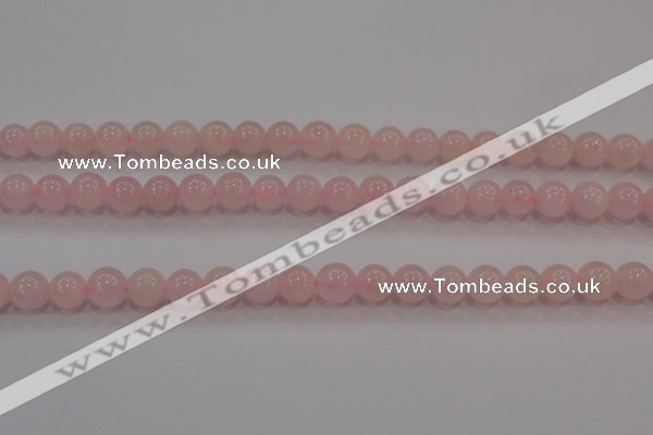 CAQ480 15.5 inches 4mm round natural pink aquamarine beads