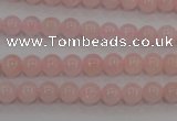 CAQ481 15.5 inches 6mm round natural pink aquamarine beads