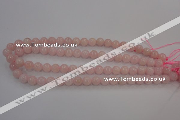 CAQ483 15.5 inches 10mm round natural pink aquamarine beads