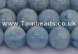 CAQ513 15.5 inches 12mm round A+ grade natural aquamarine beads