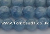 CAQ520 15.5 inches 8mm round AA grade natural aquamarine beads