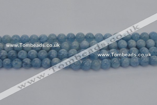 CAQ520 15.5 inches 8mm round AA grade natural aquamarine beads