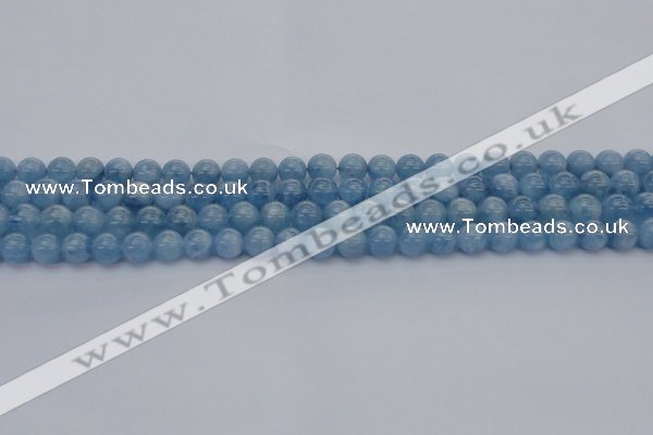 CAQ536 15.5 inches 6mm round AAA grade natural aquamarine beads