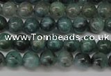 CAQ600 15.5 inches 4mm round aquamarine gemstone beads