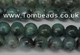 CAQ601 15.5 inches 6mm round aquamarine gemstone beads