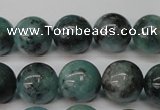 CAQ604 15.5 inches 12mm round aquamarine gemstone beads