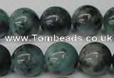 CAQ605 15.5 inches 14mm round aquamarine gemstone beads