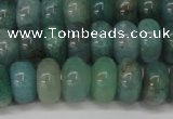 CAQ611 15.5 inches 5*8mm rondelle aquamarine gemstone beads