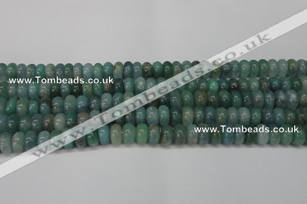 CAQ611 15.5 inches 5*8mm rondelle aquamarine gemstone beads