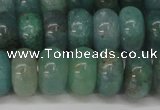 CAQ613 15.5 inches 7*12mm rondelle aquamarine gemstone beads