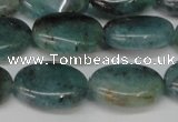 CAQ630 15.5 inches 13*18mm oval aquamarine gemstone beads