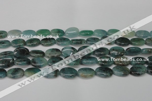 CAQ631 15.5 inches 15*20mm oval aquamarine gemstone beads