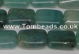 CAQ645 15.5 inches 12*16mm rectangle aquamarine gemstone beads