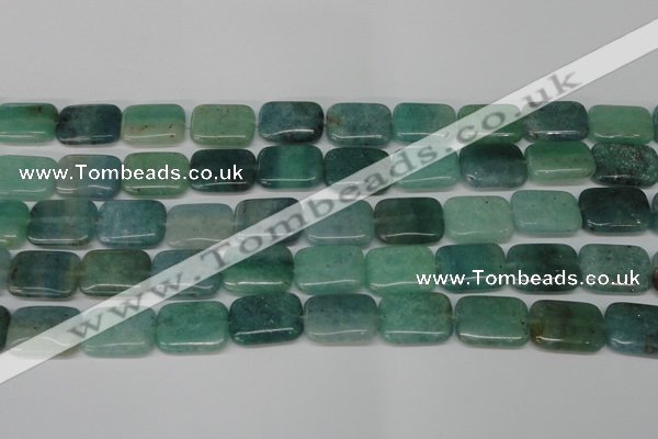 CAQ647 15.5 inches 15*20mm rectangle aquamarine gemstone beads