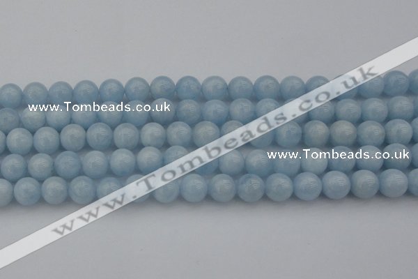 CAQ703 15.5 inches 10mm round natural aquamarine beads wholesale