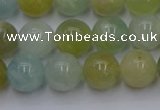 CAQ753 15.5 inches 10mm round aquamarine beads wholesale