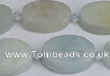 CAQ803 15.5 inches 15*20mm oval aquamarine gemstone beads