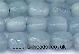 CAQ940 15 inches 6*6mm – 6*8mm nuggets aquamarine beads