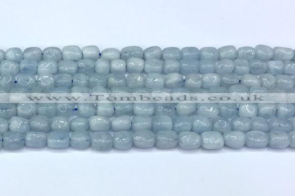 CAQ940 15 inches 6*6mm – 6*8mm nuggets aquamarine beads