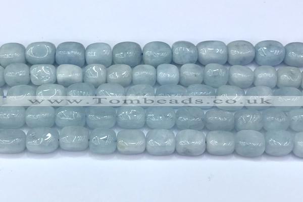 CAQ942 15 inches 9*10mm – 10*12mm nuggets aquamarine beads